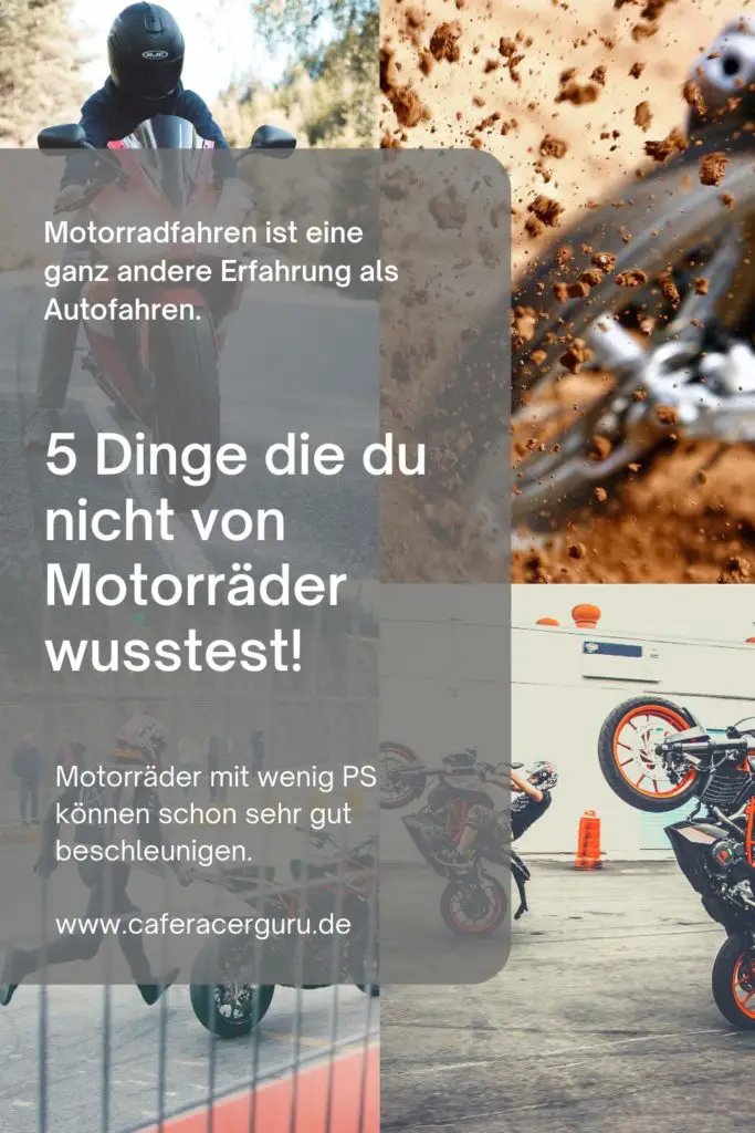 5 Dinge die du nicht von Motorräder wusstest!