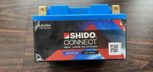 SHIDO Lithium Ionen Batterie für Cafe Racer