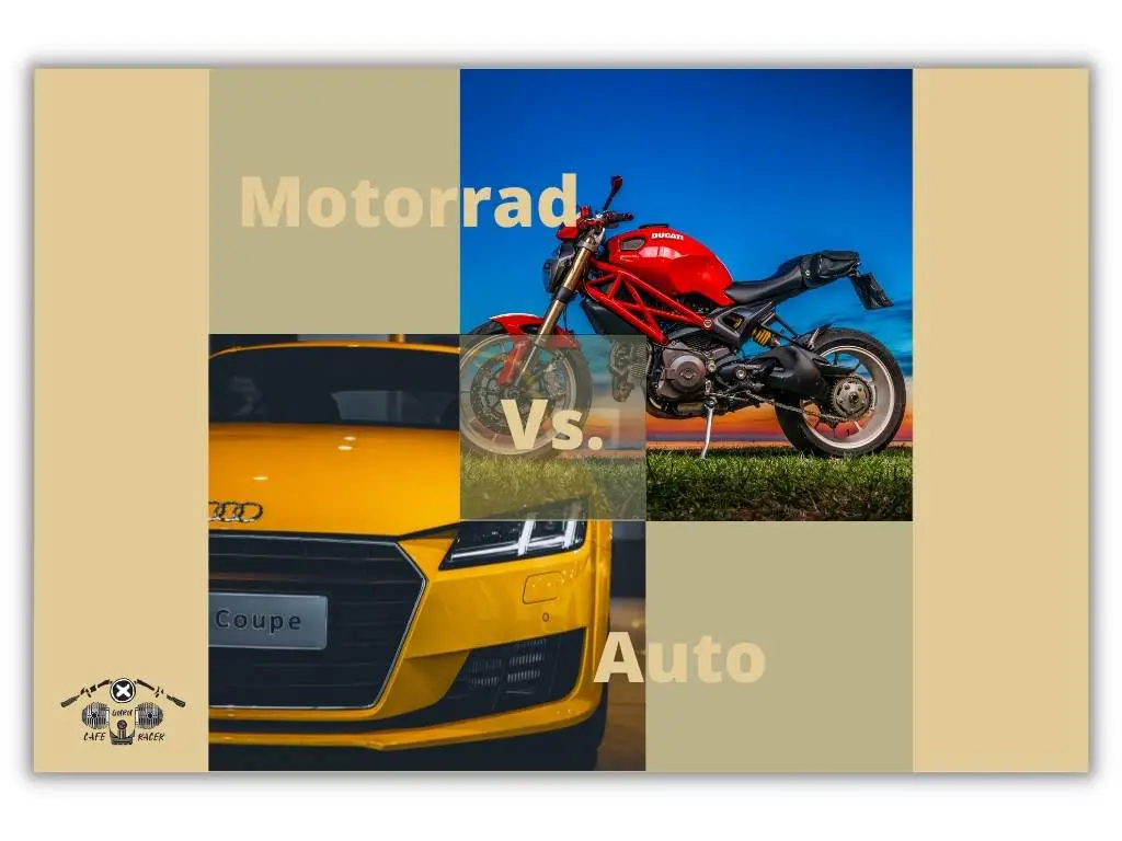 Motorradfahren vs autofahren